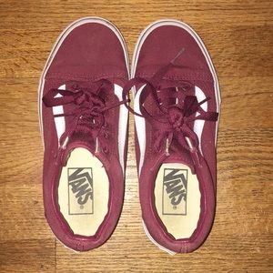 Maroon Vans